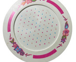 Chilton Globe In Plastic Floral  Play Plate Replacement 4.25 inch . - $4.51