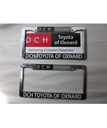 Pair of 2X DCH Toyota of Oxnard License Plate Frame Dealership Plastic - €32,98 EUR