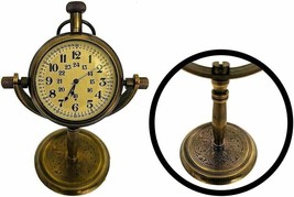 Orologio Orologio Tavolo Decorazione Scrivania Nautico Antico Vintage To... - £23.72 GBP