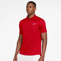 Nike Men&#39;s NikeCourt Dri-fit Tennis Polo Shirt in U Red CW6849-657-Medium - £25.55 GBP