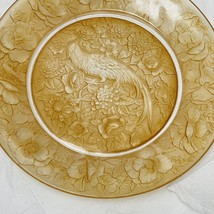 Consolidated Glass Bird of Paradise Honey-Wash Set of 2 Dessert Plates -Martele - £29.63 GBP