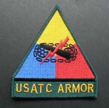Armor Training Center Armored Division Embroidered Patch Us Army 3.75 Inches - £4.46 GBP