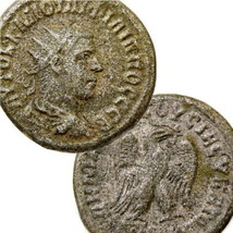 PHILIP I. Eagle SC Tetradrachm Scarce Prieur 448 Roman Empire Large Coin Antioch - £143.52 GBP