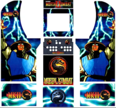 ARCADE1UP,ARCADE 1UP Mortal Kombat Raiden Arcade Design Vinyl Art Graphics Side - £22.38 GBP+