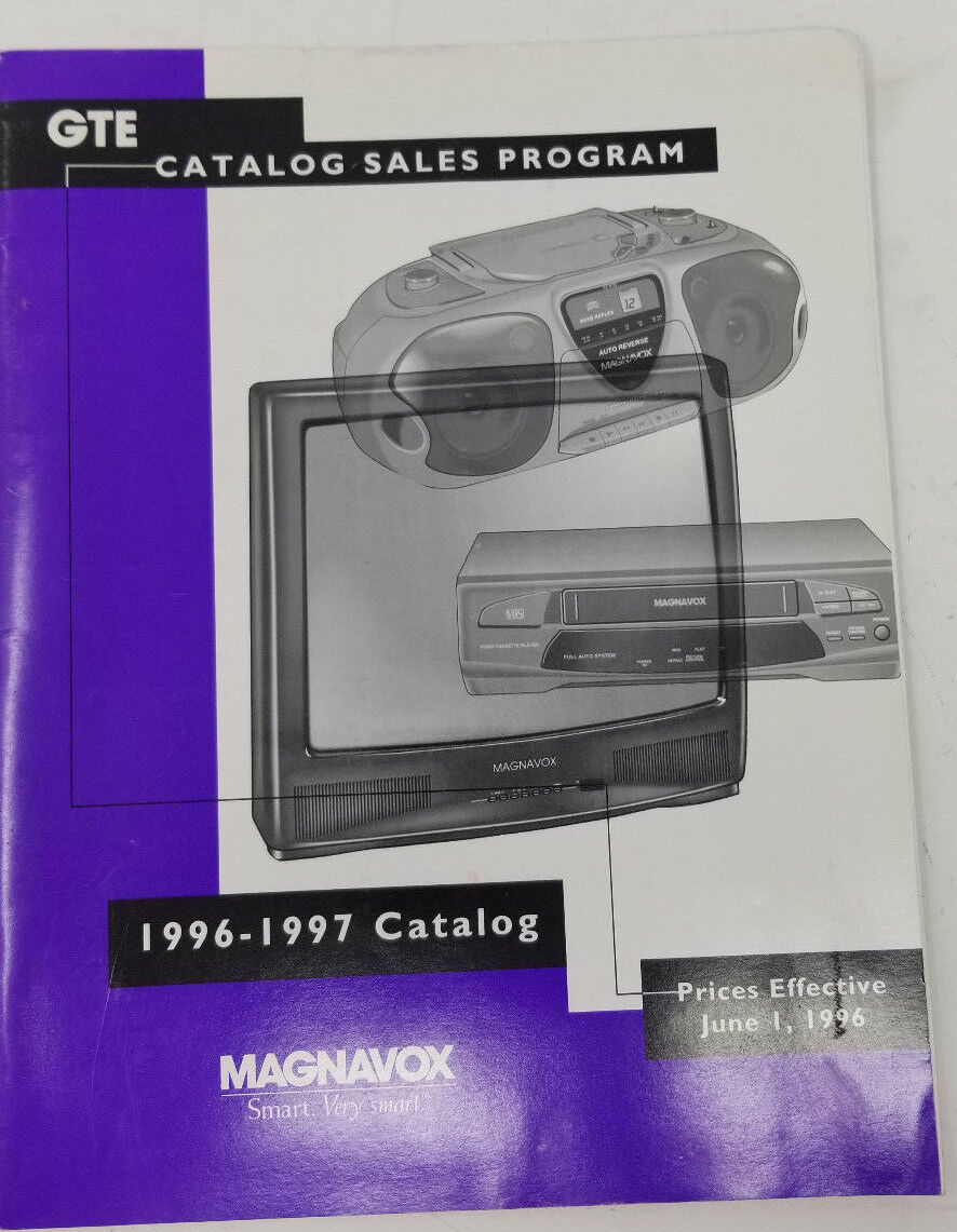 Primary image for GTE Sales Program 1996-1997 Catalog Magnavox Electronics