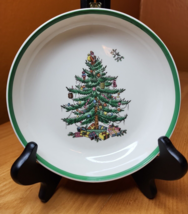 Spode Christmas Tree bowl dish  Green Trim 6.5&quot; Made in England S3324 D - $18.99