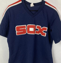 Vintage Chicago White Sox Jersey Sand Knit Medalist Men’s Small MLB 80s 90s - £31.35 GBP