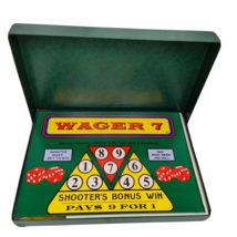 VTG 1989 Wager 7 Board Game Prototype CJW Enterprises Casino-Style Expo Games - £58.47 GBP