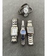 Lot of 5 Silver Tone Women&#39;s Watches Ripcurl Timex Paul Jardin Estate Fi... - £19.36 GBP