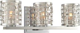 Bath Fixture Vanity Light Kalco Bridgeport Modern Contemporary 3-Light 3000K - £1,378.09 GBP