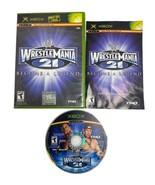 WWE WrestleMania 21 (Original Xbox, 2005) Complete W/ Manual CIB - Tested - £7.45 GBP