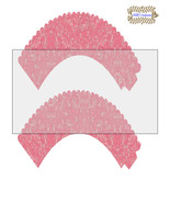 CupCake Wrapper19-Digital Clipart-Holiday-Gift Tag-Digital Paper-Party - $37.17 MXN