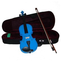 Merano 1/10 Violin ,Case, Bow ~ Blue - £78.63 GBP