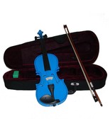 Merano 1/10 Violin ,Case, Bow ~ Blue - £78.17 GBP