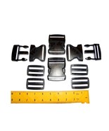 Quick Release Buckle, Side Release Clip, w/ Webbing Slide, 2&quot; Inch, 4 Piece - $326.13 MXN