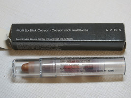 Avon Multi Lip Stick Crayon Warm Chaud .09 oz total 4 colors NOS;; - $8.74