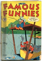 FAMOUS FUNNIES #130 1945- Scarlett O&#39;Neil-Buck Rogers- Scorchy Smith - $37.83