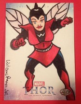 The Wasp sketch card Upper Deck  Thor Movie Artist Proof Original art Ramos - £96.45 GBP