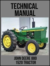 John Deere 1520 Tractor Technical Manual TM1012 On USB Drive - £14.07 GBP