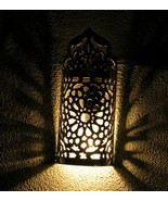 Moroccan Silver Wall Sconce- Moroccan Wall Silver Sconce -Moroccan Light... - $1,227.10 MXN
