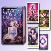 Occult GOTHIC Gifts Crystal Vision Reading Tarot Card Set Learn Tarot Gothcore - £34.27 GBP