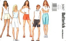 Butterick Sewing Pattern 3087 Shorts Misses Size 20-24 - $8.96