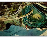 Disneyland Tomorrowland Aerial View 010342 Anaheim CA UNP Chrome Postcar... - $6.20