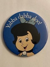 Vintage 3” 1987 Pizza Hut Flintstones Kids Betty Rubble Button Pinback Collectib - $5.00