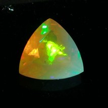 Opal Welo 9.3 mm Faceted Trillion Untreated Wollo Ethiopia Gemstone 1.63 carat - £42.83 GBP