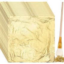 100 Sheets Gold Foil Paper Art Gold Foil Sheets Gilding Brush Thin Gold ... - $15.99