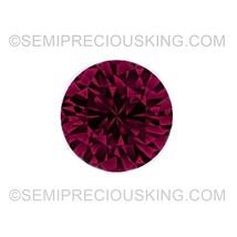 Natural Ruby 2.5mm Round Diamond Facet Cut VVS Clarity Burgundy Color Loose Prec - £27.01 GBP