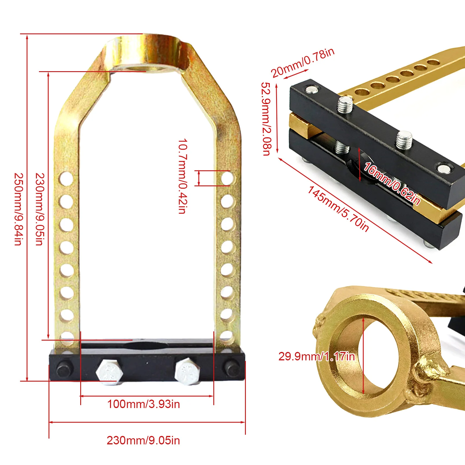 9-Hole Universal Car CV Joint Puller & Propshaft Separator Tool - Transmission - £50.77 GBP