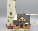 LEMAX White Cliff Lighthouse Porcelain Village Collection Plymouth Corne... - $24.18