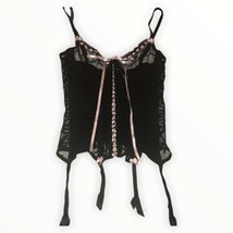 Agent Provocateur 34C Black Lace Corset garter lingerie - £101.07 GBP