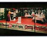 Breuner&#39;s Furniture Store 1955 Christmas Window  UNP Chrome Postcard U14 - £6.18 GBP