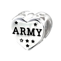 bravo jewel Navy Army Marines Airforce 925S Bead for European Bracelet M... - $32.52 CAD