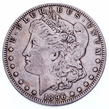 1896-O Silver Morgan Dollar in XF Condition, Natural Color - £45.68 GBP
