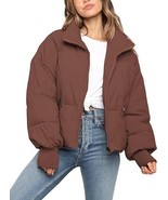 new KYL Women&#39;s Winter Cropped Puffer Jacket sz XS Oversized Ski Snow Co... - €37,97 EUR