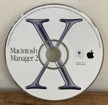 Vintage 2001 Apple Mac Macintosh Manager 2 Software Disc Version 10.1.5 - $39.99