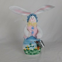 Easter Bunny Rabbit Joelson Industries Weighted Ceramic Face Bucket Net ... - £11.39 GBP