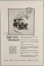1925 Print Ad Packard Six &amp; Eight Motor Cars Made in Detroit,Michigan - £14.79 GBP