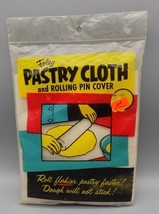 Vintage Foley Pastry Cloth Kit w/ Rolling Pin Cover Sealed Retro NOS - £12.36 GBP