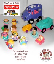 Fisher Price J0242 Musical SUV &amp; Little People 14 pc Assortment - £19.77 GBP