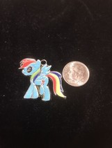Rainbow dash my little pony Enamel charm - Necklace Pendant Charm K29 - £11.88 GBP