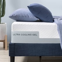 Zinus 12 Inch Ultra Cooling Gel Memory Foam Mattress, Queen,, New, Made In Usa. - £289.79 GBP