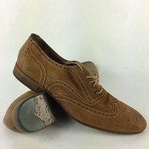 Genuine Paul Smith Stylish Brogue Style Brown Shoes for Men Size 9 1⁄2 - £199.83 GBP