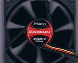 80Mm X 80Mm X 25Mm 24V Ec8025M24Ca Ball Bearing Fan (3Pin) - $29.99