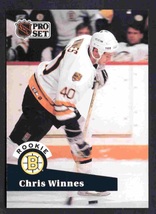 Boston Bruins Chris Winnes RC Rookie Card 1991 Pro Set Hockey Card #522 - £0.39 GBP