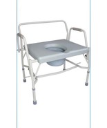 DMI Drop Arm Portable Toilet Commode, Extra-Wide Seat, 500 Pound Weight ... - €85,98 EUR