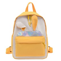 Fashion Children School Bags Bunny Portable Backpacks Kids Cute Travel Rucksacks - £16.83 GBP